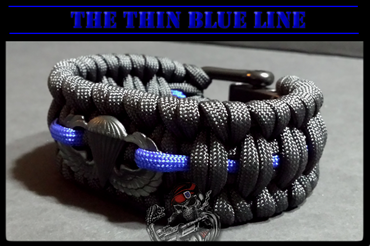 Thin Blue Line Bracelet